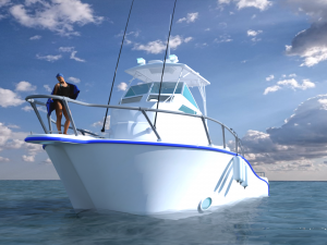Luxury Yacht 3D Model