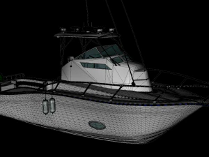 Luxury Yacht 3D Model