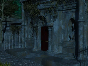Darkmont Cemetery OBJ 3D Model