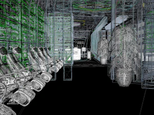 Rekall Facility OBJ FBX 3D Model