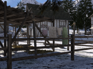 Winter Hamlet for DAZ 3Dモデル