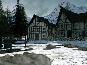 Winter Hamlet for DAZ 3Dモデル