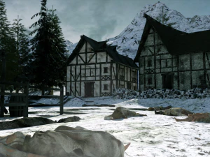 Winter Hamlet for DAZ 3D Model
