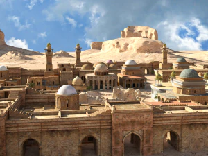 Ciudad de Medio Oriente para DAZ Modelo 3D