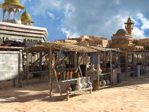 Middle East Town for DAZ 3D Model