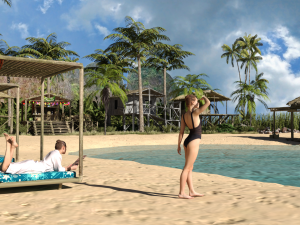Phi Phi Island Resort for DAZ 3D Модель