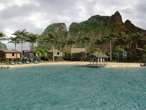 Phi Phi Island Resort for DAZ 3D Модель