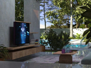 Villa Pool for DAZ 3D Model