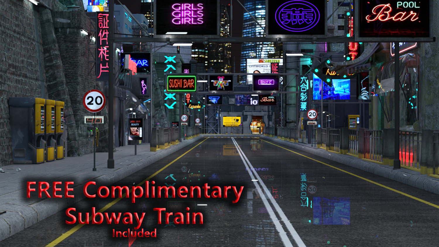 Neon Strip for DAZ 3D Model .c4d .max .obj .3ds .fbx .stl .blend