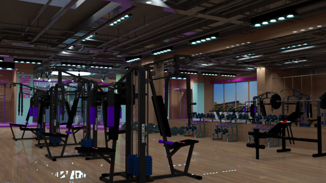 Shredder Gym for DAZ 3D-Modell .c4d .max .obj .3ds .fbx .stl .blend 