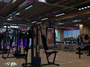 Shredder Gym для DAZ 3D Модель