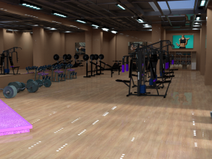Shredder Gym for DAZ 3D-Modell