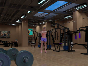 Shredder Gym for DAZ 3D Model