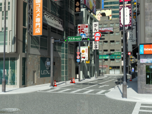 Japanese City Block for DAZ Modelo 3D
