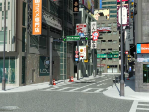 DAZ के लिए जापानी सिटी ब्लॉक 3D मॉडल