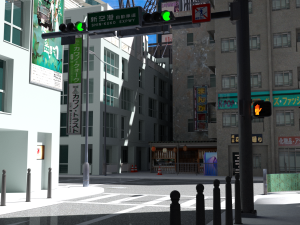 Japanese City Block for DAZ 3D-Modell