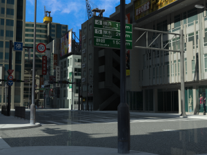 Japanese City Block for DAZ 3D-Modell