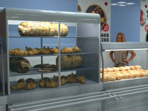 Shopping Mall for DAZ 3D Model