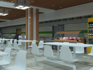 Shopping Mall for DAZ 3D Model