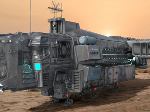 Cargo Space Freighter for DAZ 3D Model