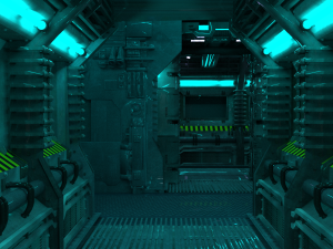 Cargo Space Freighter for DAZ 3D Model