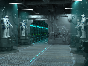 Cargo Space Freighter for DAZ 3D Model