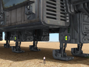 Cargo Space Freighter for DAZ 3D Model