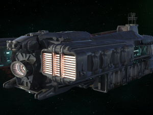 Cargo Space Freighter for DAZ 3D Model