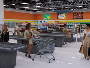 Supermarket for DAZ 3D Model
