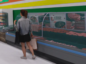 Supermarket for DAZ 3D Model