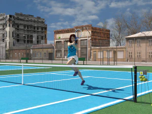 Outdoor Tennis Courts for DAZ 3D Model