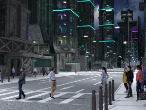 Metalopolis - City of Metal 3D Model