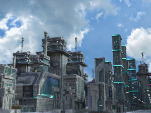 Metalopolis - City of Metal 3D Model