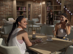 Shredder Coffee Shop 3D Model