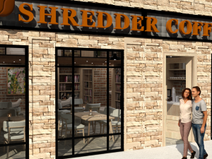 Shredder Coffee Shop 3D Model