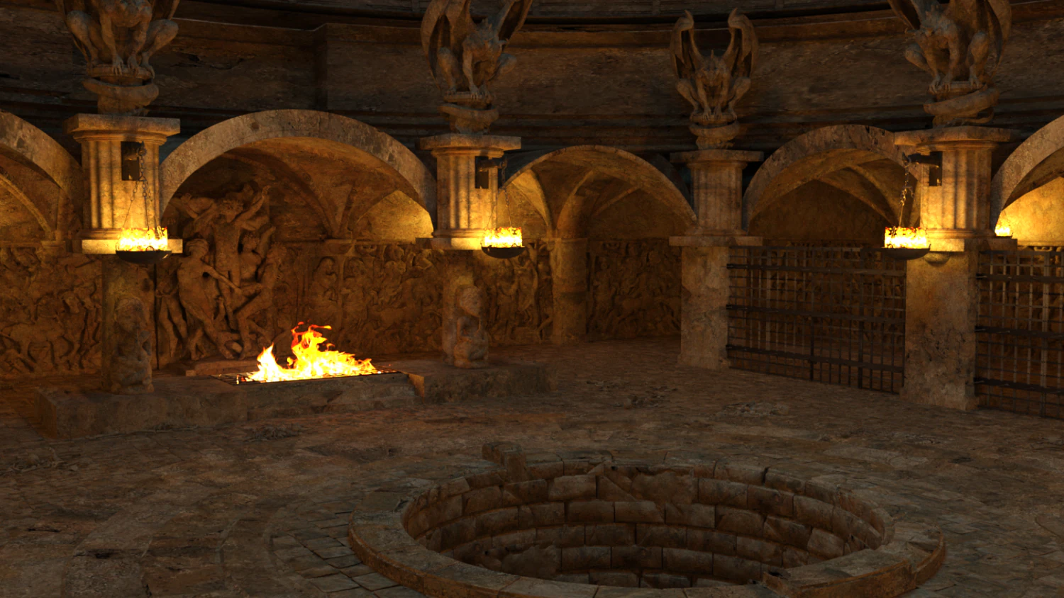 The Pit for DAZ 3D Model .c4d .max .obj .3ds .fbx .stl .blend