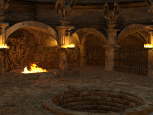 The Pit for DAZ Model 3D