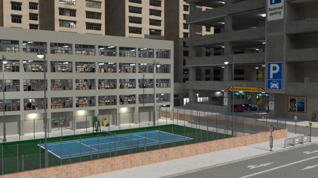 Urban Blocks for DAZ 3D Model .c4d .max .obj .3ds .fbx .stl .blend 