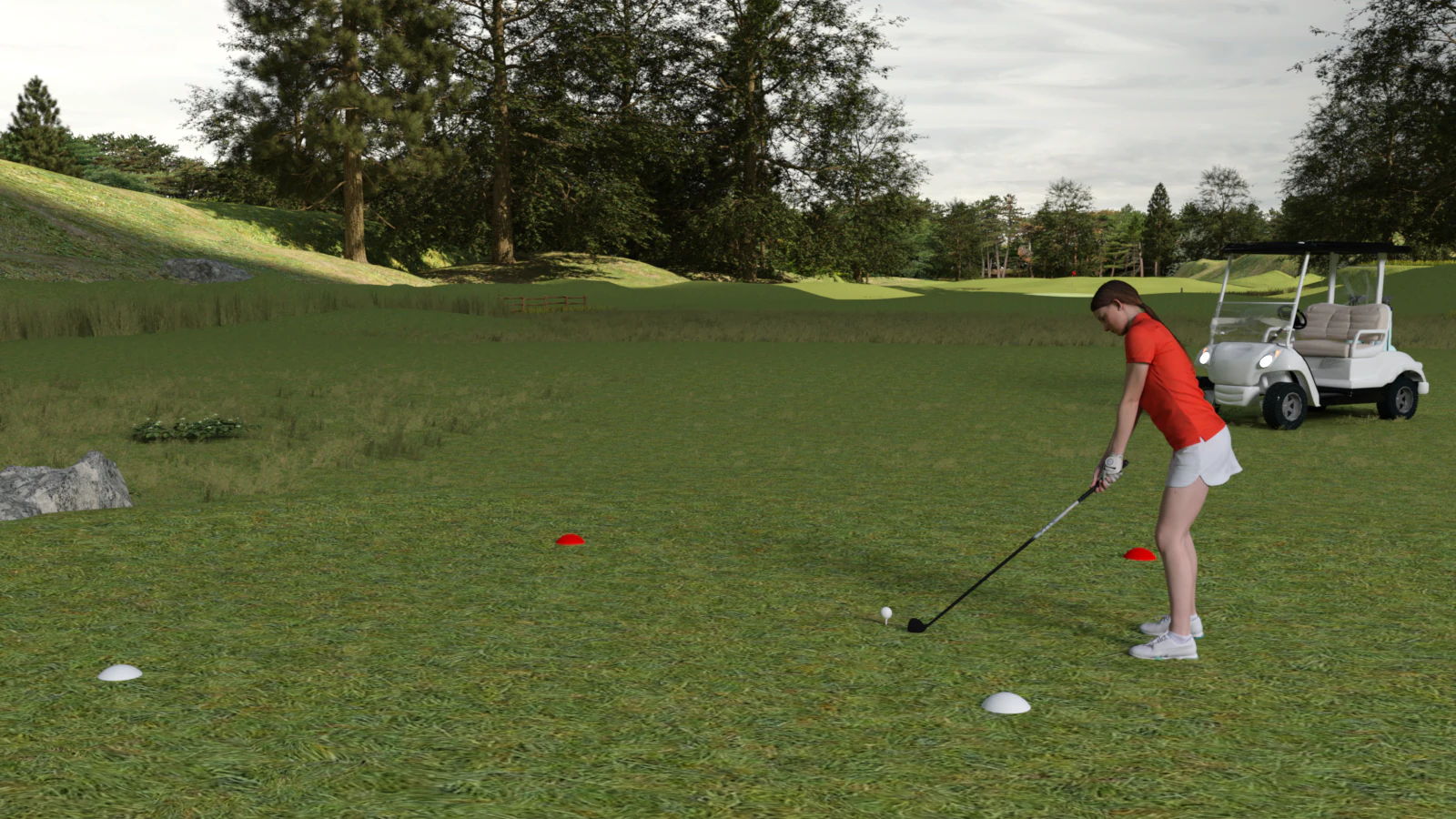 Golf Course for DAZ 3D Model .c4d .max .obj .3ds .fbx .stl .blend