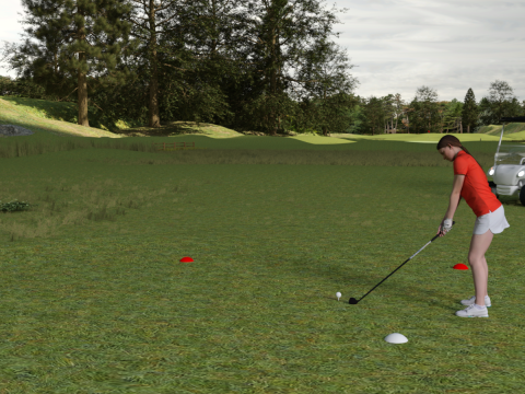 Golf Course for DAZ 3Dモデル
