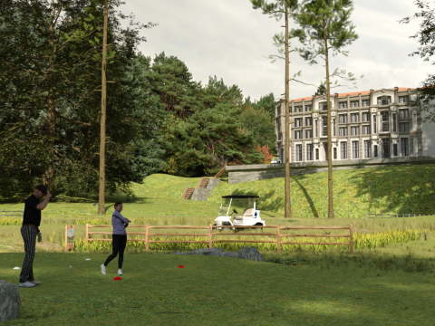 Golf Course for DAZ 3D Modell