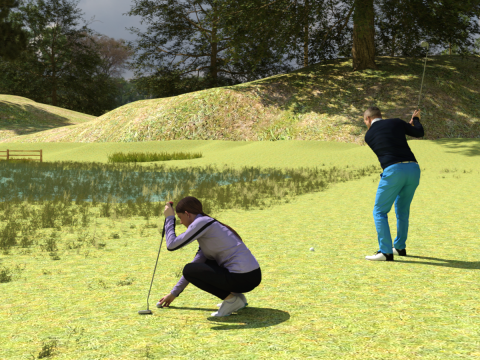 Golf Course for DAZ 3D Modell