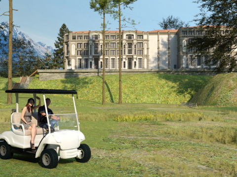 Golf Course for DAZ 3D Modell