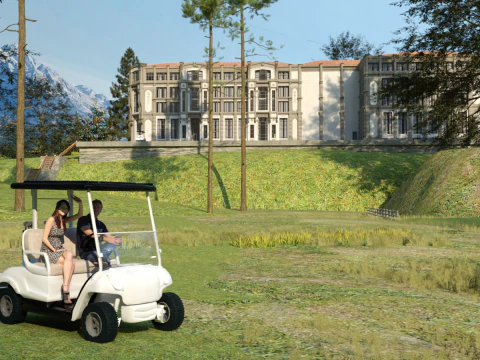 Golf Course for DAZ 3D Model