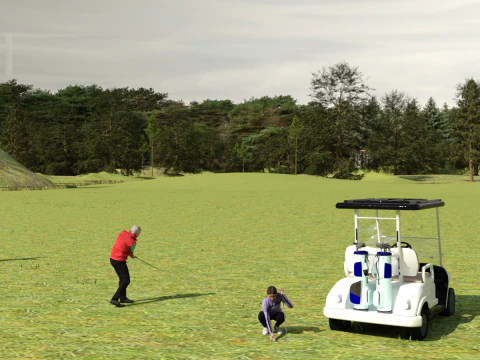 Golf Course for DAZ 3D Model