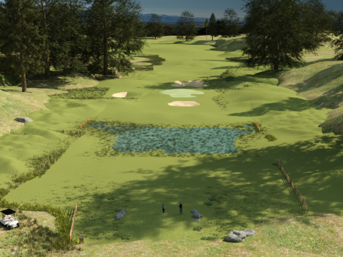 Golf Course for DAZ 3D Modell