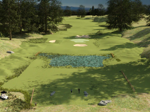 Golf Course for DAZ 3D Model