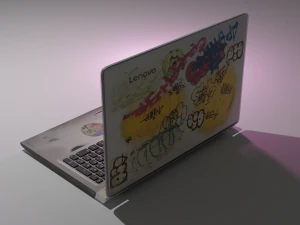 Notebook lenovo 3D Model