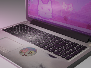 Notebook lenovo 3D Model