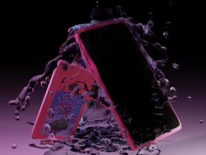 Iphone 5c Pink color 3D Model